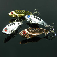 3Pcs Vib Swimbait Metal Fish Lure Hook Hard Bait