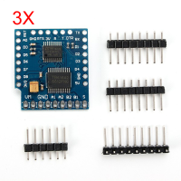3Pcs Wemos® Motor Shield For Wemos D1 Mini I2c Dual Motor Driver Tb6612fngv1.0.0