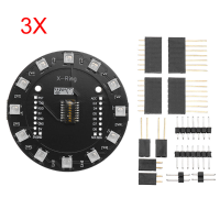 3Pcs Wemos® X Ring Rgb Ws2812b Led Module For Rgb Built In Led 12 Colorful Led Module For Wavgat Esp8266 Rgb