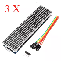 3St MAX7219 Dot Matrix Module 4 in 1 Display Scherm Geekcreit voor Arduino   producten die werken met officiële Arduino 