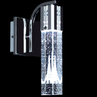 3W Led Eiffel Tower Wall Light Single Head Bubble Crystal Column Lamp