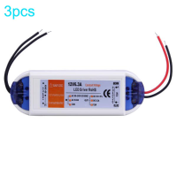 3X 12v 72w Led Driver Power Supply Driver Ac 90 240v