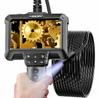 4,3 Inch 8mm IPS scherm 1080P HD auto inspectiecamera 2000 mAh IP67 waterdichte borescoopcamera met 8 instelbare LED lam