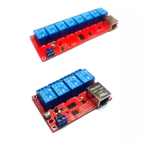 4/8 Kanaal 5V/12V/24V TCPIP Netwerk Relais Schakelaar Afstandsbediening en LAN Controle Thuisautomatisering Slimme Appar