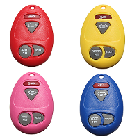 4 Button Remote Keyless Key Fob Shell Case For Buick Four Color