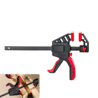 4 Delige 12 inch klemmen set Eenhandige Quick Grip ratchet trigger klemspreider voor houtbewerking