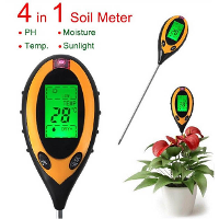 4 In 1 Electronic Soil Tester Ph Humidity Temperature Analyzer