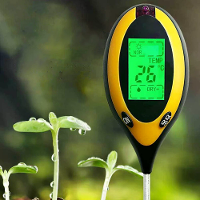 4 In 1 Professionele Bodemtester Vochtigheid PH Temperatuur Zonkrachtmeter Digitale Display Bodemtests
