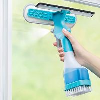 4 In 1 Thuis Glasreinigingsborstel Glasreinigingsborstel Multifunctionele Raamreiniger Creatieve Huishoudelijke Reinigin