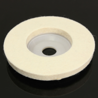 4 Inch Round Wool Felt Polishing Wheel Polisher Pad For Glass Metal