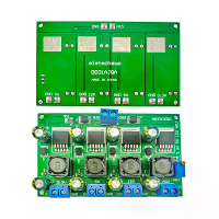 4 Kanaals DC DC Buck Converter Stap down Voedingsmodule 3.3V 5V 12V Aanpasbare Uitgang 3A XL2596 Chip Thermische Uitscha