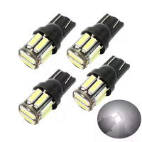 4 Pack 10 7020 SMD Auto Clearance Lichten T10 LED 194 168 Wedge Vervangings Achteruitrijdashboardverlichting Lichten Num