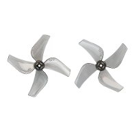 4 Pairs GEMFAN 1211 31mm 1.2 Inch 4 Blade PC Propeller 0.8Mm / 1mm voor FPV Racing Drones Compatibel met 0702 29000kV Mo