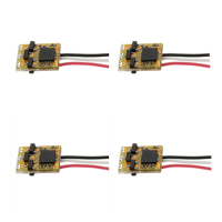 4 Pcs A1s 3a Blheli 1s Super Mini Brushless Esc 12*8.5*4Mm