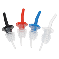 4 Piece Liquor Pourer Flow Wine Bottle Pourer Spout Stopper