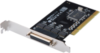 Digitus 4 poorten Seriële interfacekaart Serieel (9 pol.) PCI