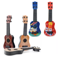 4 Snaren Mini Klassieke Gitaar Ukulele Model Vroege Educatie Muziekinstrumenten voof Kinderen Beginners Speelgoed
