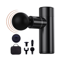 4 Speed Adjustable Mini Fascia Gun Mini Massager Fascia Gun Shock 2800r/Min Muscle Massage Grab Impact Muscle Massage