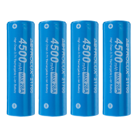 4 Stks Astrolux® E2145 4500 mAh 28A 3.7 V 21700 Li ion Batterij Onbeschermde Oplaadbare Lithium Power Cell met hoog verb