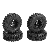 4 Stuks 13612 RC autowielen voor RGT 136240 V2 1/24 4WD voertuig RC Rock Crawler offroad onderdelen