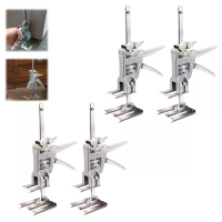4 Stuks Arbeidsbesparende Arm Hefboom 12 inch Zware Duti Versatile Drywall Lift Wandtegels Locator en Houtbewerking Klem