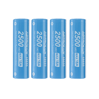 4 Stuks Astrolux® E1825 18A 2500mAh 3.7V 18650 Li ion batterij Onbeschermd Hoge Afvoer Oplaadbare Lithium Powercel voor