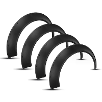 4 Stuks auto spatbordverbreders Flexibel maar polyurethaan carrosserie kits Extra brede carrosserie wielenbogen universe