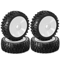 4 Stuks bandenwielvelgen 17mm Hex voor 1/8 Nitro Off Road RC auto HSP HPI Kyosho ZD Hongnuo Redcat Trxs onderdelen