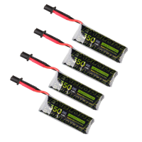 4 Stuks Flywoo Explorer 4.35V 350mAh 80C 1S HV Lipo Batterij GNB27 V2 Plug voor Flywoo Firefly 1S Nano Baby Quad