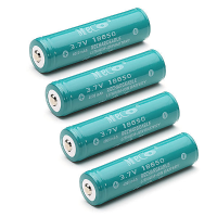 4 Stuks MECO 3.7V 4000mAh Beveiligde Oplaadbare 18650 Li ion Batterij