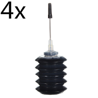 4 X Black Refill Ink Kit For Canon Pg 240 Cl 241 Cartridge Mg2120 3120