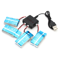 4 X Wltoys V931 Xk K123 3.7V 720mah 25c Battery With Charger