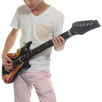40 Inflatable Flame Guitar Musical Instrument Toy Pool Party