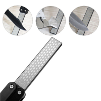 400&600 Grit Two Sided Sharpening Stone Diamond Outdoor Whetstone Knife Sharpener