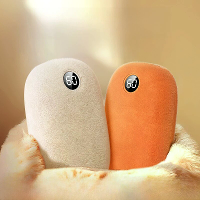 4000MAh Plush Handwarmer Powerbank 2 In 1 Warmwaterkruik Mini Graphene Handwarmer Draagbare Graphene Elektrische Handwar