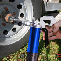 400Cc 500cc Luchtbediende Vet 6000PSI Pneumatische Vet Flexibele Slang Pneumatische Compressor Pomp 2 Koppeling 1 Geboge