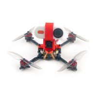 40G Happymodel Crux3 1S ELRS 115mm Wielbasis 3 Inch F4 Tandenstoker FPV Racing Drone BNF met 5.8G 25 200mW VTX Caddx ANT