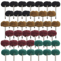 40Pcs 25mm Wheel Grinding Buffing Polishing Wheels Set For Dremel