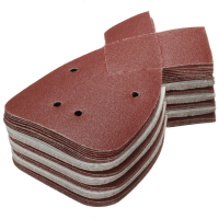 40Pcs Aluminum Oxide Mouse Sanding Sheets 120 Grit For Black And Decker Detail Palm Sander