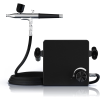 40PSI 10L/Min Airbrush Kit met Compressor Traploze Drukverstelling 25 36.3 PSI Eenzijdige Airbrush voor Schilderen Makeu
