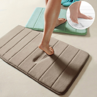 40X60cm Coral Velvet Memory Foam Rug Bathroom Mat Soft Non Slip Floor Carpet