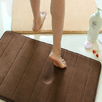 40X60cm Mirco Suede Soft Bathroom Carpet Kitchen Mat 4 Colors