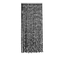 2LIF vliegengordijn Martinique   Zwart   210x93cm   Leen Bakker