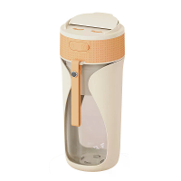 450ML Kleine Draagbare Multifunctionele Juice Maker Draadloze Elektrische Juicups met Verwijderbaar Rietje Sterke 6 Blad