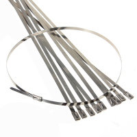 45Cm Self Locking Cable Ties For Exhaust Pipe Insulation Tape