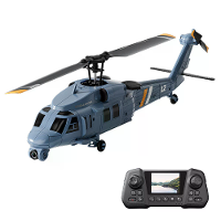 4DRC L2 2.4G 8K HD Optische Stroompositionering Hover 6 As Gyroscoop Enkelrotor Flybarless RC Helicopter 4DRC L2 2.4G 8K