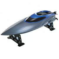4DRC S3 2.4G 25km/h RC Boot Snel Hoge Snelheid Ombekeerd Reset LED Licht Watermodel afstandsbediening Speelgoed RTR Poel