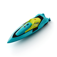 4DRC S5 RTR 2.4G RC Boot Mini Speedboot Dual Motors Een Toets Gekanteld Reset Waterbestendig LED Licht Racen Afstandsbed