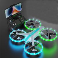 4DRC V33S WiFi FPV met HD dubbele camera optische stroom positionering stunt tuimelen kleurrijke LED lichten borstelloos