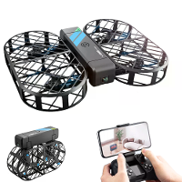 4DRC V38 MINI WiFi FPV met HD camera Hoogtehoudmodus Raster Volledige bescherming Kind Cadeau LED lamp Pocket Vouwbare R